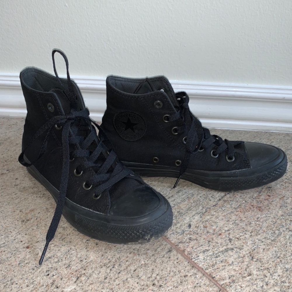 All Black Converse Chuck Taylor All Star High Top